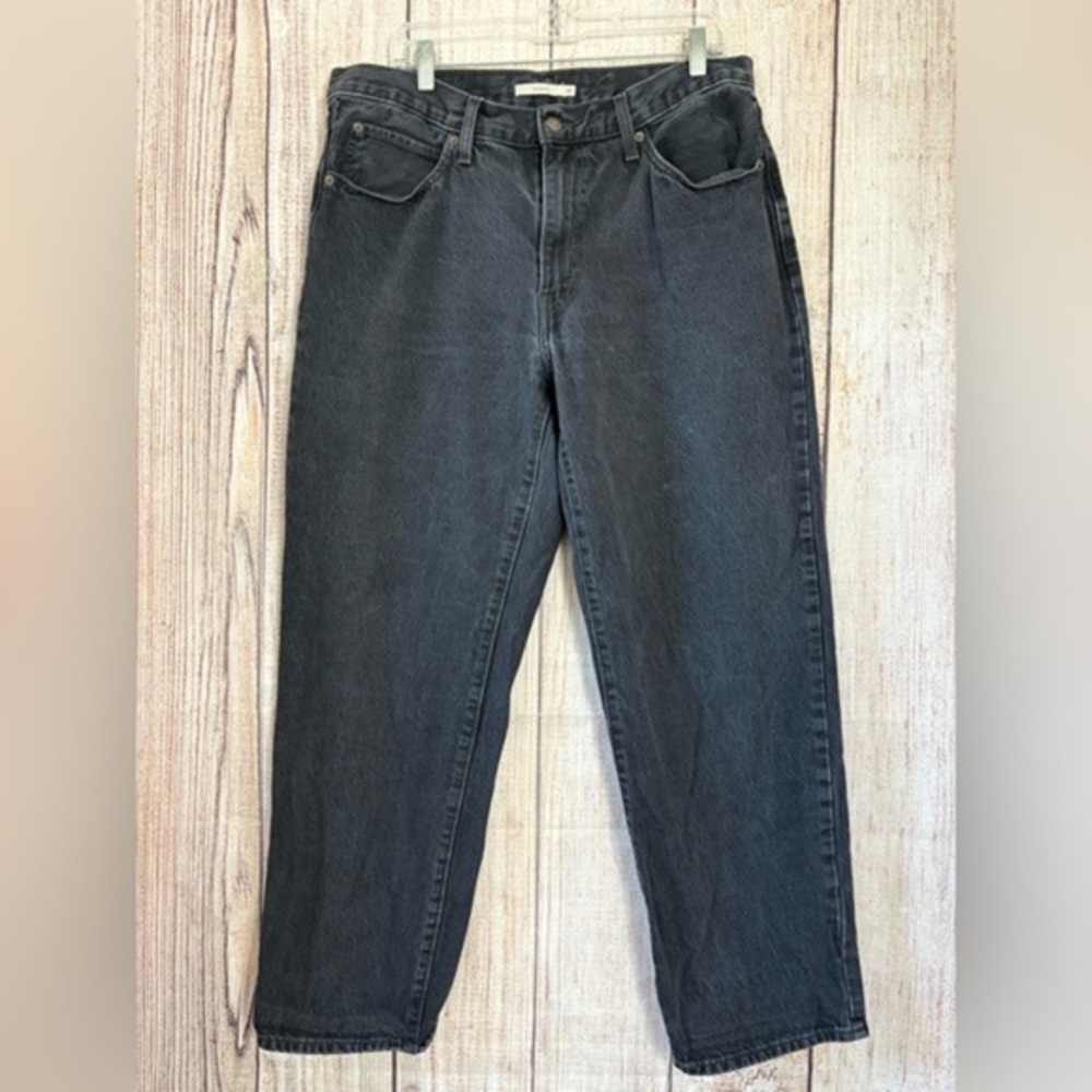 Levi's Black Straight Leg Jeans